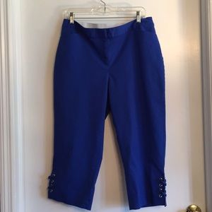Capris Rafaela size 14 Colbalt blue